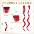 thumbnail image 3 of Uxcell 6 Piezas de Extensiones de Cabello Rizado de Clip de Color, 22 Pulgadas para Fiesta y Cosplay, 3 of 6
