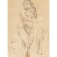 thumbnail image 3 of Albert Besnard 11x14 Black Modern Framed Museum Art Print Titled - Women's Study for ‘La Plastic’, Ceiling of the Petit Palais Vestibule (1909), 3 of 5