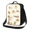 thumbnail image 1 of Winnie Bear P-ooh Lunch Bags Portable Insulated Lunch Box Tote Bag Cooler Office Picnic, 1 of 9