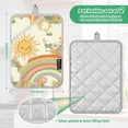 thumbnail image 6 of Yayeee Pot Holders Kitchen Heat Resistant with Pocket 7"x9.8" Cotton Oven Cooking Hot Pads, Beige Clouds, 6 of 7