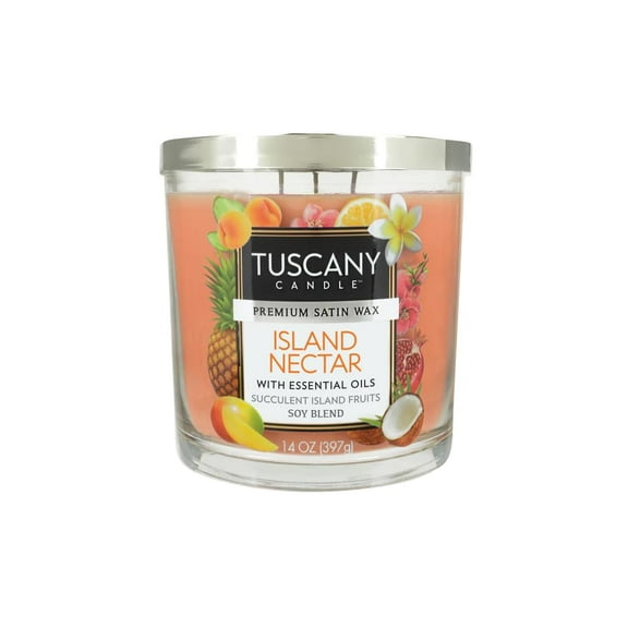Island Nectar Long-Lasting Scented Jar Candle (14 oz)