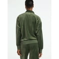 thumbnail image 3 of Scoop Women’s Velour Track Jacket, Lightweight, Sizes XS-XXL, 3 of 6