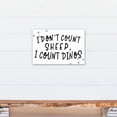 thumbnail image 4 of Creative Products I Don't Count Sheep I Count Dinos 12x18 Canvas Wall Art, 4 of 5