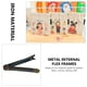 thumbnail image 5 of 20 piezas marcos flexibles internos para bolso, Clips de resorte DIY, accesorios de bisagras, 5 of 6