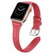 thumbnail image 1 of Correas de cuero compatibles con Apple Watch 38 mm-40 mm / 42 mm-44 mm, correa de cuero de grano superior pulsera delgada y delgada para iWatch Series 5/4/3/2/1 Adepaton 2033273-17, 1 of 9