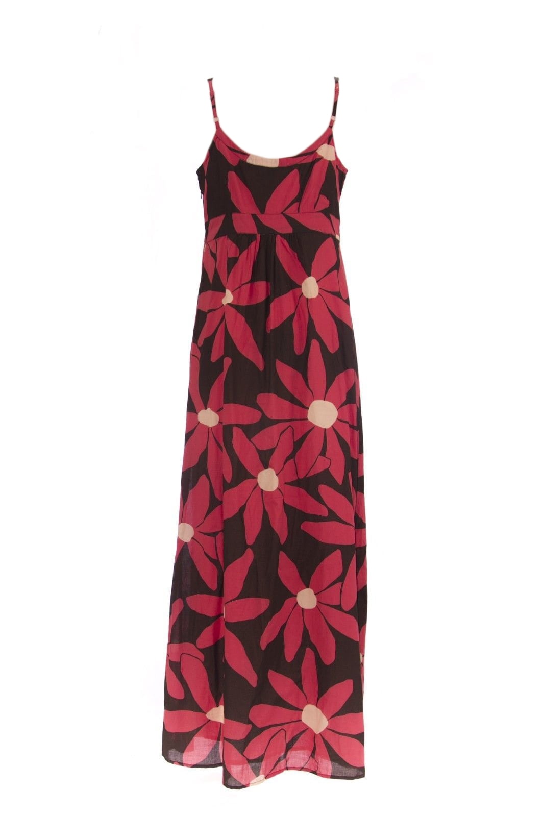 knee length dresses for ladies Elodie Jersey Maxi Dress-Pink Punch, Zig Zag Wave main image 1