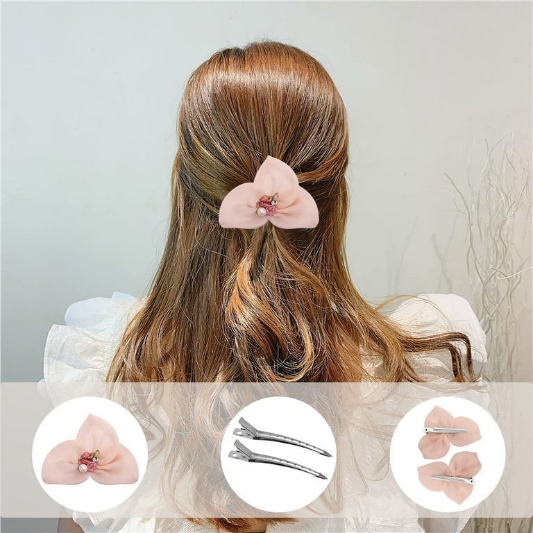 Hair Clips for Styling Sectioning 24Pack Metal Duck Bill Clips for Women Alligator Hair Clip for Long Curl Thick Hair Roller Clips Pin Curl clips Salon Clips Walmart