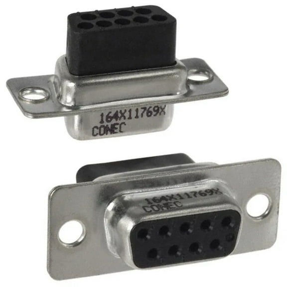 164X11769X Connector 9 Position D-Sub Housing Receptacle :RoHS