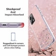 thumbnail image 6 of Compatible with Xiaomi Poco X5 Case Cute Glitter Clear Sparkly Cases Shockproof Redmi Note 12 5G / Poco X5 Phone Case for Women Girls Silicone Slim Bling Protective Cover (Pink), 6 of 14