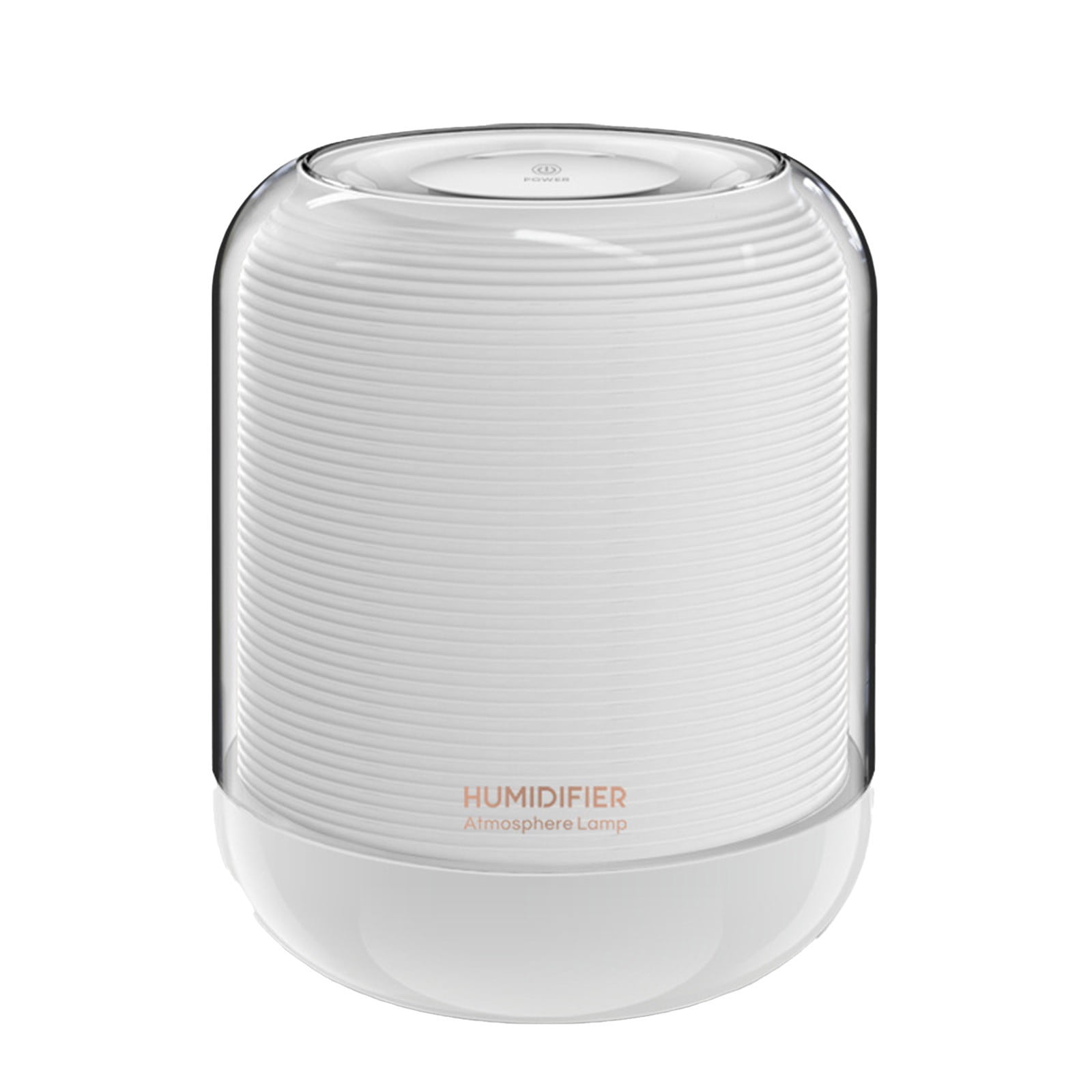 LACKUST Humidifiers for Bedroom,3L Large Room Humidifier for Bedroom, Warm Mist Desk Diffuser, Quiet Auto Shut Off,White