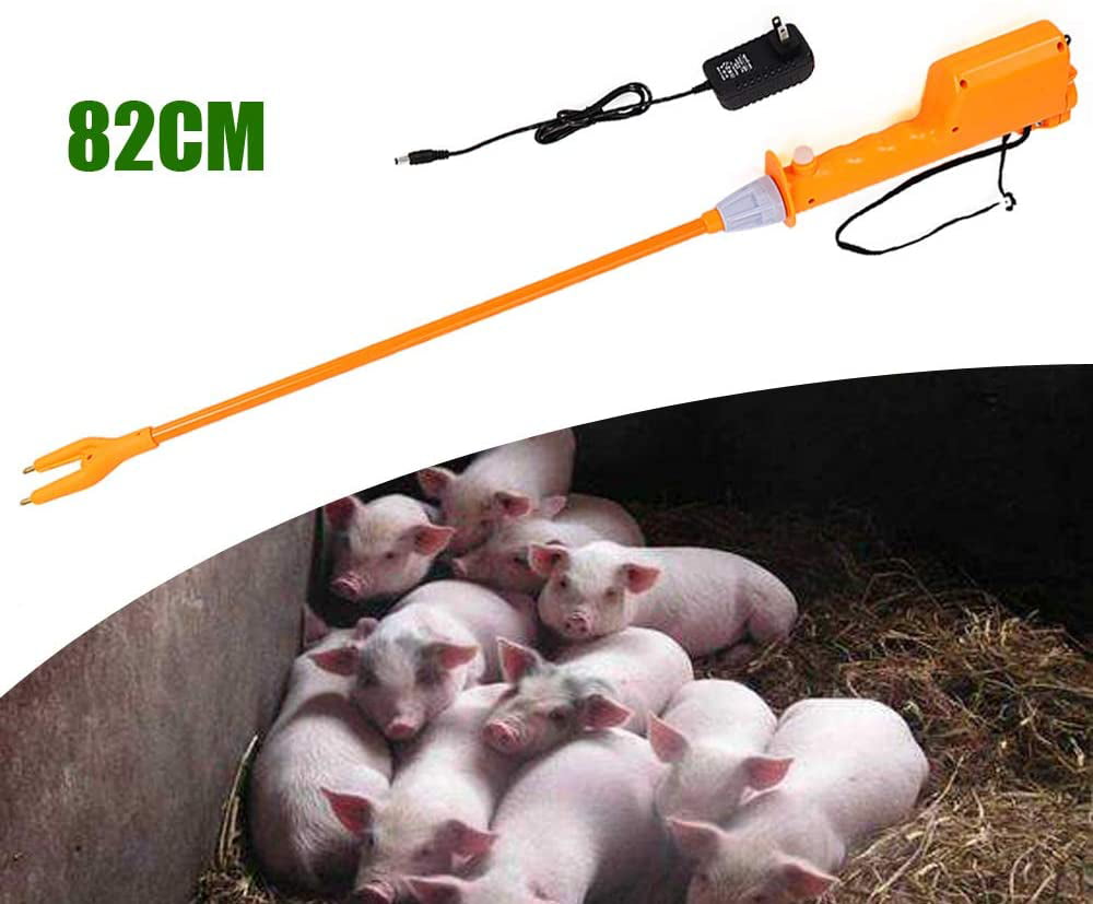 Rechargeable Electric Livestock Cattle Pig Prod Safety Shock Prodder Farm USA 