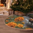 thumbnail image 5 of Balery Mountain Cows Flower Stream Printed Christmas Tree Skirt , Merry Christmas Party Christmas Tree Decoration,Adjustable Tree Skirt-36", 5 of 6