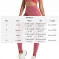 thumbnail image 2 of Paiwinds Women's High Waist Yoga Pants Full Length Tummy Control Slim Fit Nylon Spandex Running Leggings, 2 of 9