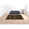 thumbnail image 2 of 10' X 13' Brown Beige Blue And Red Oriental Power Loom Stain Resistant Area Rug, 2 of 5