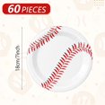 thumbnail image 2 of Platos para fiesta Fitoyplak 60 piezas 18 cm diseño de béisbol, 2 of 7