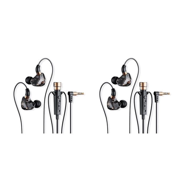 Tholdsy Auriculares con cable portátiles 96dB 3,5mm gancho para la oreja reducción de ruido en la oreja auriculares para el hogar cantando vlogging Type3 NO3