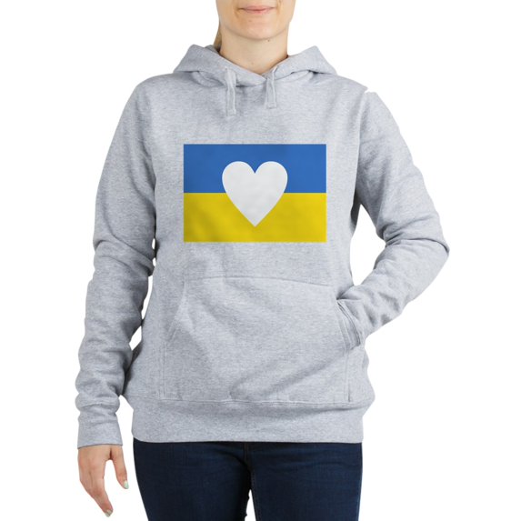 CafePress - Ukraine Heart Sweatshirt - Women's Hooded Sweatshirt