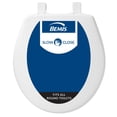 thumbnail image 1 of Asiento de inodoro Bemis 730SLEC de cierre lento, redondo, blanco, 1 of 7