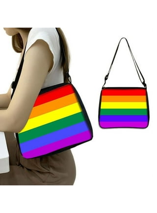 Buryeah 3 Pcs Rainbow Flag Tote Bag Pride Rainbow Canvas Shopping Bags  Pride Tote Bag Equality Right Canvas Handbag LGBTQ Pride Gifts Pride