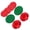 Red Medium, variant on Yajisi Plastic Lightweight Goalies Air Hockey Pushers Pucks Set, Replacement Accessories for Table Game, 3.77 inches / 96 mm (Red Large)
