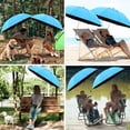 thumbnail image 2 of Beach Umbrella with Clamp, 360 ° Adjustable UPF50+ Umbrellas for Beach Chair(Chair Not Included), 2 of 10