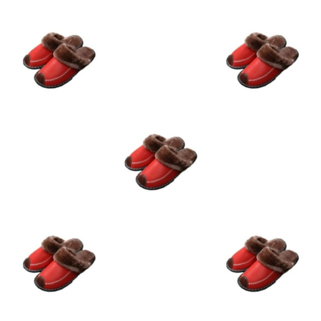 Minnieouse Zapatillas de casa, suministros de invierno, zapatos cálidos, Base gruesa, zapatos de fondo , estilo coreano, mujer, hombre, suavidad, Type2 NO2