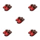 thumbnail image 2 of Minnieouse Zapatillas de casa Suministros de invierno Calzado cálido Parejas impermeables Hombre Mujer Suavidad Zapatillas de felpa Big Red 26 Type2 NO2, 2 of 6