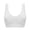 White, variant on Seamless Sports Bras for Women Large Size Wireless Brassiere Tank Top with Removable Pads Stretchy Yoga Bra