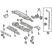 Genuine OE Honda Vent Grille - 80833-SX0-961ZB