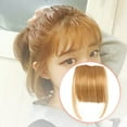 thumbnail image 5 of Wigs Human Hair Ladies Bangs Wig Front Fringe Head Clipped In The Human Hair Extension Wig Female Air Bangs Sideburns Qi Bangs Hairpin, 5 of 5