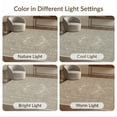 thumbnail image 7 of ODIKA 8'x10' Washable Area Rug Vintage Faded Motifs Distressed Interlocking Border Abstract Flowing Dynamic for Living Room, Under Sectional, Family , Durable, Non-Slip, 7 of 7