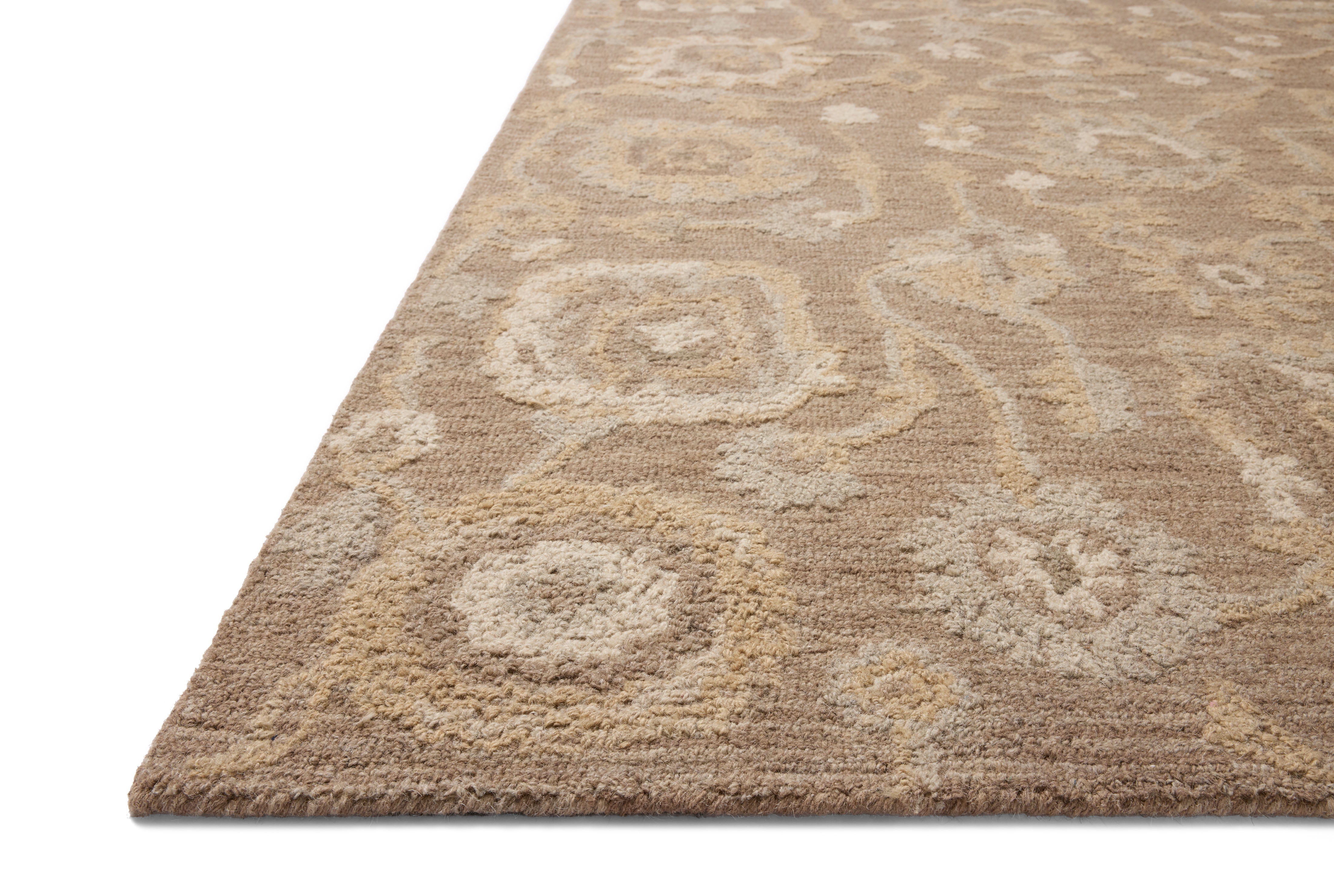Chris Loves Julia x Loloi Dorothea Bark / Stone 9'-3" x 13' Area Rug