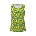 thumbnail image 4 of Haiem Watercolor Kiwi Fruits Summer Workout Tank Tops for Women, Athletic Sports Slim-Fit Tank Tops, Compression Sleeveless Dry Fit Shirts,Athletic Shirt-X-Large, 4 of 9