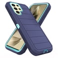 thumbnail image 4 of Asuwish Compatible with Samsung Galaxy S24 Ultra 5G Phone Case Hybrid Rugged Shockproof Hard Protective Drop Proof Full Body Heavy Duty Mobile Cell Cover for S24Ultra 24S S 24Ultra Women Men Blue, 4 of 6