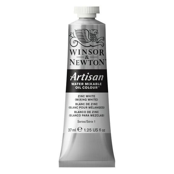 Winsor & Newton Artisan Water Mixable Oil Colours, 37ml Tube, Zinc White
