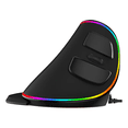 thumbnail image 1 of Mouse vertical Ergonomic RGB Eo Safe Imports Negro, 1 of 5