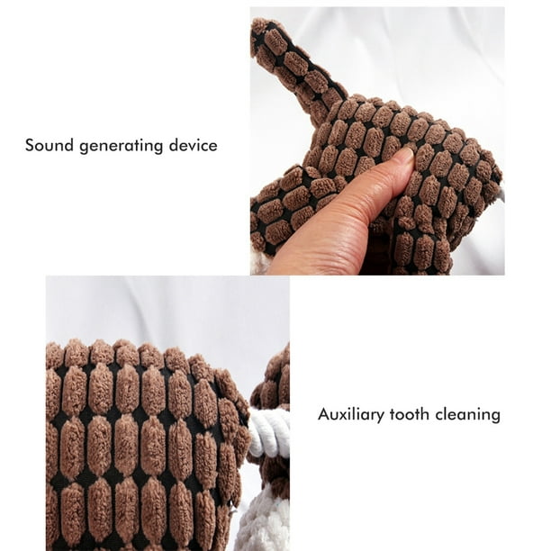 Juguetes con sonido para perros de peluche, mordedor de pana de burro para perros, mordedor de pana de burro para perros, accesorios de entrenamiento para perros, características líderes en su clase