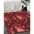 thumbnail image 2 of Ahgly Company Indoor Rectangle Patterned Crimson Red Area Rugs, 7' x 9', 2 of 6