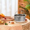 TUMALL Steamer Basket for Seafood Pot Vegetable Stainless Steel Compact