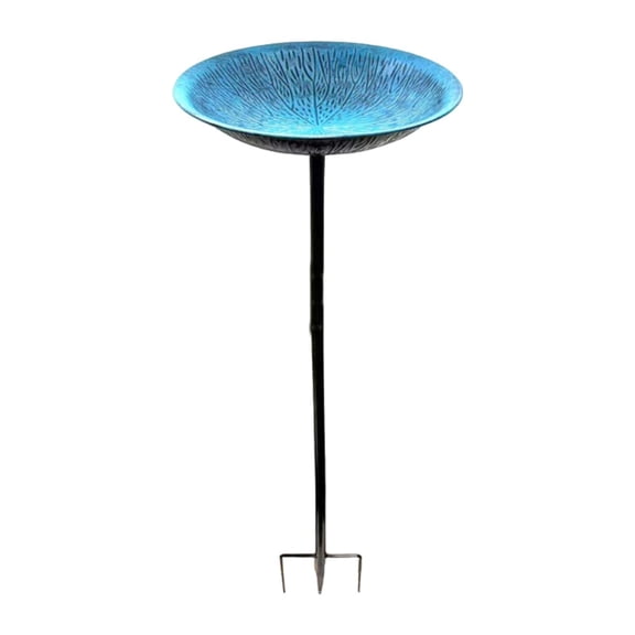 Decorative Bird Bath Feeder Bowl Outdoor Weatherproof Vintage Design for Patio Garden Bird Lovers