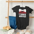 thumbnail image 4 of Ladies I Have Arrived Bowtie New Son Bodysuit Jumper Boys Infant Baby Brisco Brands 12M, 4 of 6