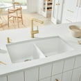 thumbnail image 6 of Blanco Ka-440071 Performa 33" Drop In Double Basin Granite Composite Kitchen Sink - White, 6 of 7