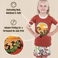 thumbnail image 5 of LazyOne Short-Sleeve Summer Pajama Sets for Girls and Boys, Unisex, Gecko, 5 of 7