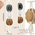 thumbnail image 5 of Perchas para Sombreros Boho Hat Rack Percha para Sombreros Parte Posterior de la Puerta Organizador para Sombreros DecoracióN para Colgar Sombreros, 1, 5 of 5