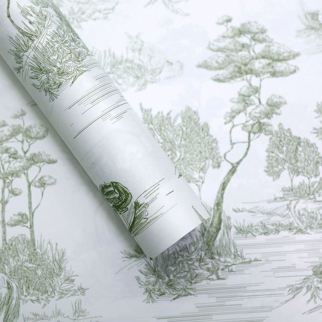 Zhuge Té negro de la tarde, papel para flores, floristería, papel para envolver flores, materiales para envolver flores, papel para envolver ramos (verde)