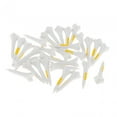thumbnail image 2 of DYNWAVECA 30 Pieces Plastic Golf Tees Golf Holder Practice Tool Reusable Flexible Stable Golf Ball Tees Golf Tees for Exercise Training 3.8cm, 2 of 10