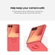 thumbnail image 4 of Funda oficial de silicona con anillo para Samsung Galaxy Z Flip7, 4 of 9