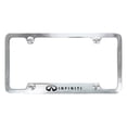 thumbnail image 2 of Infiniti wordmark on Chrome Plated brass License Plate Frame Holder 4 Hole, 2 of 5