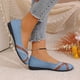 thumbnail image 3 of Xucatan Women's casual shoes, comfortable round-headed flat shoes cowboy uppers, casual shoes suitable for daily walking and work. Gift, 3 of 8