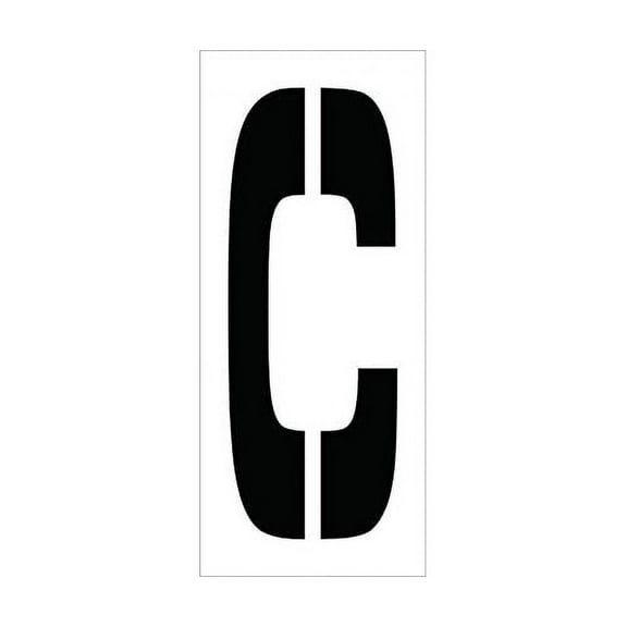 National Marker Corp. PMC24-C Stencil, Letter C, 24 Inch
